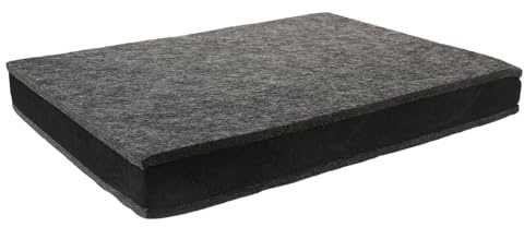 SUPVOX Subwoofer Isolation Pad, 30x40cm Acoustic Soundproofing Mat, Thick 5.2cm Anti-Vibration Damping Platform for Home Audio, Studio Monitors and Subwoofers, Dark Grey