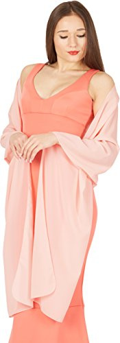 BlackButterfly Étole Châle Femme Mousseline | Voile transparent, 48 x 241 cm, Mariage & cortège, Demoiselle d'honneur, Léger et aérien, Taille unique