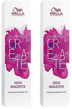 2 er Pack Wella Color Fresh Create direktziehende T?nung High Magenta 60 ml