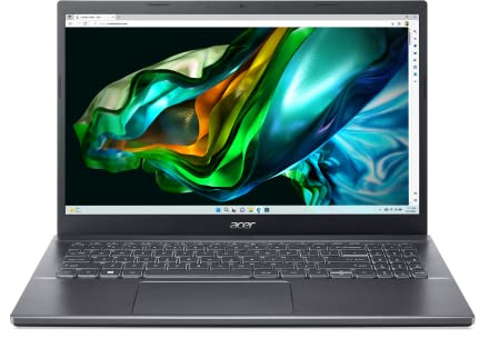 acer Aspire 5 (A515-57-7757) Laptop | 15, 6 FHD Display | Intel Core i7-1255U | 16 GB RAM | 1 TB SSD | Intel Iris Xe Graphics | Windows 11 | QWERTZ Tastatur | grau