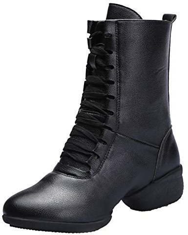 HROYL Sneaker de Danse Latine Bottes de Danse Chaussures de Securite Chaussures de Sport de Danse Femmes，YMJ1816