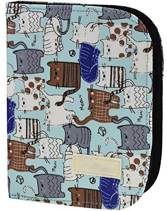 tooloflife Aufbewahrungstasche für Rundstricknadeln und Zubehör (blau)