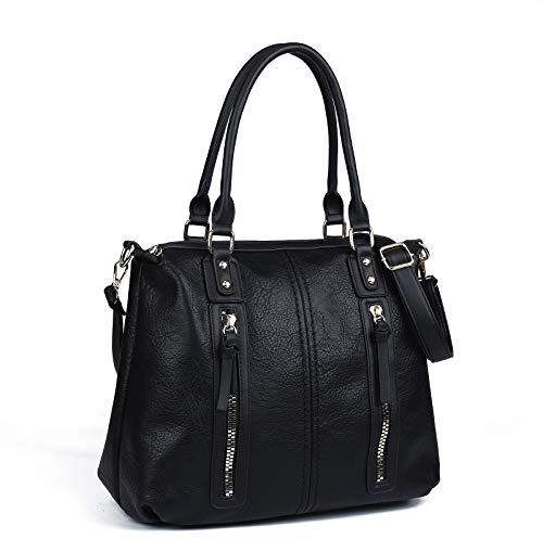 Gladdon Hobo Bags for Women Large Capacity Top Handle Bags with Multi Pocket Tote Shoulder Handbags Faux Leather Crossbody Bag for Work School Travel