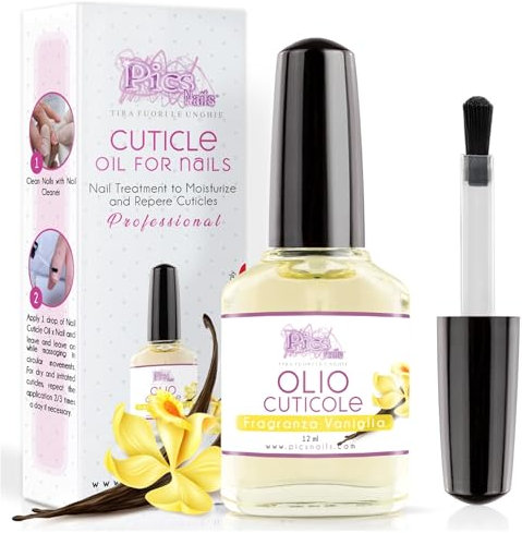 Nagelöl mit Vanilleduft 12 ml – Veganes Nagelhautöl für Hände & Füße – Intensive Pflege & Feuchtigkeit für trockene Nagelhaut