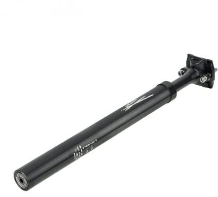 SPORTARC Aluminium Sattelstütze gefedert für E-Bike, Downhill, Trekking Citybike, 27.2 x 400MM, Schwarz