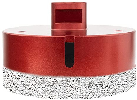 Meccion Diamant-Lochsäge mit M14-Gewinde für Trocken- und Nassbohren, professionelles Trockenbohren in Porzellan, Fliesen, Granit, Marmor, Glas (100 mm)