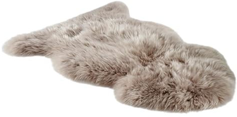 Altlue Real Genuine Sheepskin Rug Natural Sheep skin Throw Real Full Sheepskin Rugs Fluffy Fur Rug Authentic Sheep skin Seat Covers For Chairs Lambskin Seat Pads Cushion (70X100cm)