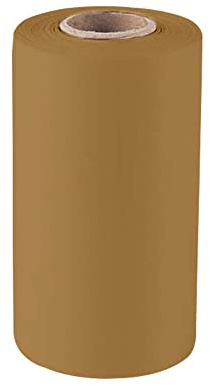 1 Stück Butterbrotpapier, 10cm x 50m Antihaft Wasserdichte Ölfest Papierliner Backpapier für Kuchenform, Springform Kuchenform (Braun)