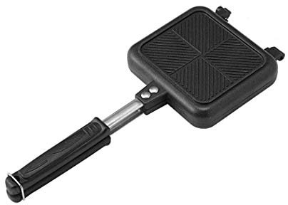 ADITAM Egg roll Sandwich Mold Pan Double Side Grill Fry Pan Cookware Double Face Pan Steak Fry Pan Pancake Outdoor Kitchen Supplies Kitchen Supplies Double The Comfort