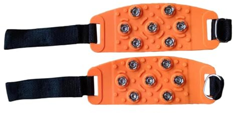 Fenteer Schuhspikes, EIS, Schneeklaue, Eisklampen, Leichte Herren- und Damen-Traktionsstollen, Schuh-Steigeisen für Schnee und EIS zum Bergsteigen