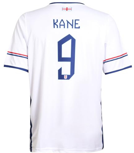 England Fotbollströja Kane Hem - Barn och Vuxna - Pojkar - Fotbollsutrustning - Fotbollspresenter - Sport-T-shirt - Sportkläder - Storlek S