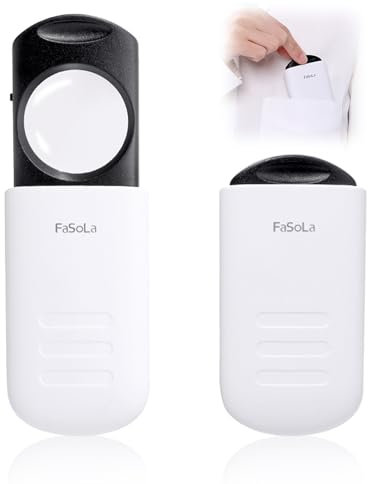 MeYuxg Taschenlupe mit Licht 8fach, Taschenlupe mit LED Licht, Lupe mit Licht, Geeignet für Verschiedene Gruppen, Handlupe Wird Zum Lesen, Schmuck, Pflanzenbeobachtung, klar und Leicht