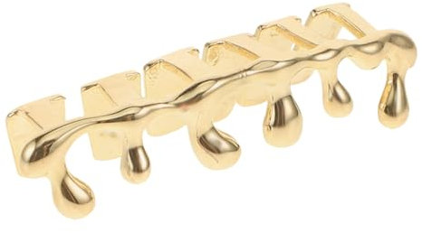 Baluue Hip Hop Teardrop Grill Caps Für Kostüme Robuste Glänzende Zahnkappen Für Themenpartys Und Maskeraden Für Kreative Auftritte Und Besondere Anlässe