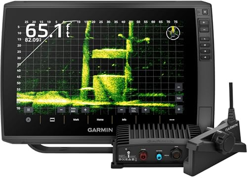 Garmin ECHOMAP Ultra 2 12-inch Chartplotter with LiveScope Plus Bundle, GPS, Chirp Sonar, Navionics+ Charts