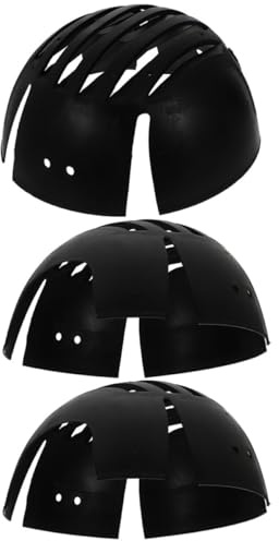 VILLFUL 3Pcs Universal Black Bump Cap Inserts Hard Hat Liners Safety Helmet Padding for Industrial Work and Baseball Caps