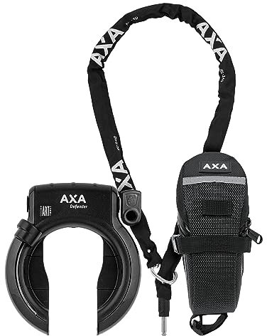 AXA Unisex – Erwachsene Defender Rahmenschloss, Mehrfarbig, 140