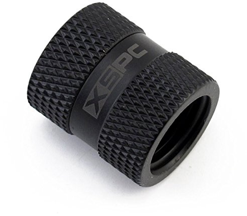 XSPC G1/4 Female to Female Rotary Fitting - Matte Black
