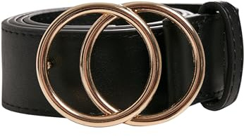Urban Classics Herren Ring BUCKLE Belt Gürtel, Schwarz (Black 00007), 100|#676 (Herstellergröße: S)