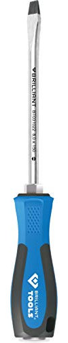 BRILLIANT TOOLS BT031022 Tournevis plat avec embout à frapper, 8,0 x 150 mm [Powered by KS TOOLS]