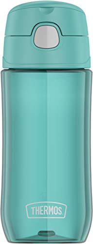Thermos Funtainer 16 Ounce Plastic Hydration with Spout, Aqua