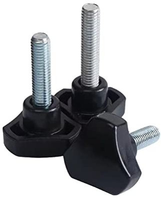 FEEIMOL Rändelschrauben Kunststoff Plastik Dreieckskopf Klemmschraube Rändelschraube M8x45mm (6 Stück)