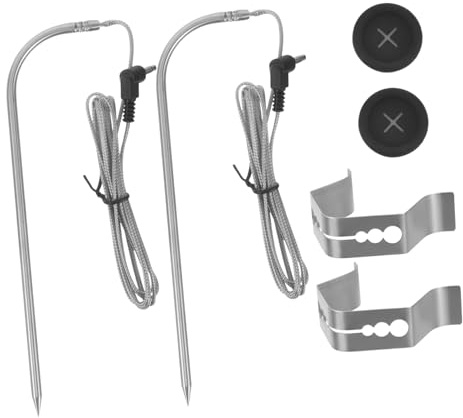 HANABASS 1set Termometro Da Cucina Professionale Con Sonda Regolabile Per Grill Cottura Misurazioni Veloci Accurate Per Bbq Forno Per Cibi Arrosti