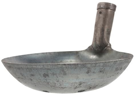 OFFSCH Pelle De Nettoyage Métallique Capacité Importante pour Égouts Pelle à Sablage Et Curage Drainage Nettoyage Professionnel pour Débris Et Boue