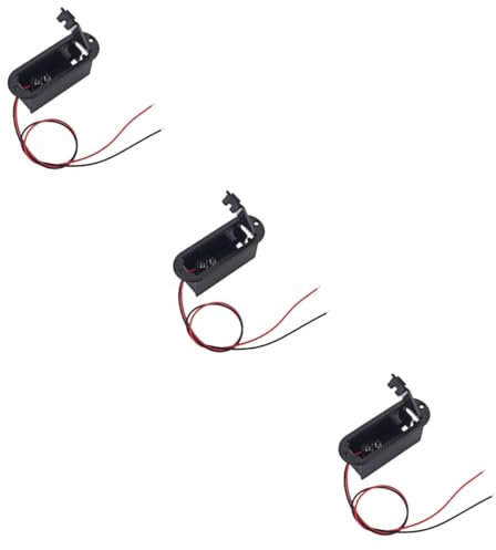 Gadpiparty 3 Uds Funda Porta Baterías De Guitarra 9V Batería De Bajo Guitarra Soporte De Batería De 9V