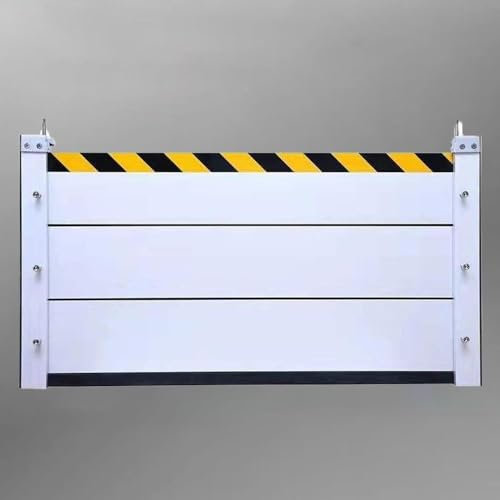 FGDIUCVN Hochwasserbarriere aus Metall, vertikal, abnehmbar, Hochwasserschutzbarrieren für Garagen, Länge 2 3 4 m, Fabrikeingänge, Kellerfenster, Haushochwasserschutz (Farbe: 90 x 40 cm)