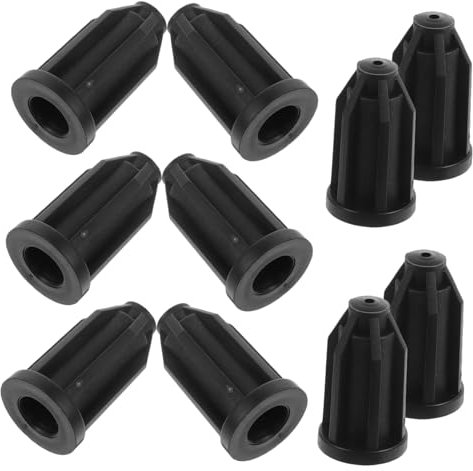 Mobestech 10 Stück Rollenbuchsenhülse 25mm Durchmesser Rollenschafthülse Aus Kunststoff Möbeleinsteckbuchse Ersatz Für Möbelrollen Lenkrollenhülse Für Heim Und Büro