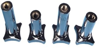 mhddhd 4 pièces écrous de Fixation Accessoires écrous à vis entièrement en métal pièces de Rechange de raccord de Couleur Argent, compatibles for Machine à crème glacée Molle 2 Options M8, M10