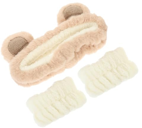 Beavorty Bandeau De Soin Pour La Peau Bandes De Poignet Ensemble De Bandeaux De Spa Pour Femmes Nettoyage Du Visage Bain Application De Maquillage Doux Et Réutilisable