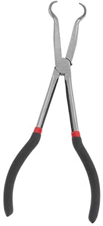 HOLIDYOYO 1pc Lengthening Plier Comfortable Grip Practical Round Type for Auto Repair Wire and Cable Clamping Nose Design for Tight Spaces Black