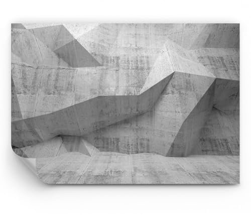 ARTTOR Papel pintado de vinilo tejido no tejido Premium Sand - Hormigón Pared Gris - 450x315 cm - Fotomurales Moderna Decorativos Papel tapiz fotográfico Dormitorio Para la sala - WF2AA450x315-4183