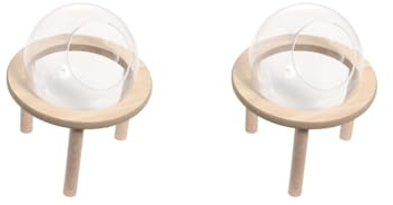 Lot de 2 bacs de bain de sable pour hamster - Pour lapins, animaux domestiques, souris - 15 cm