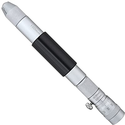 CFWWSAQ Bügelmessschraube, 50-100 50-300 50-600 mm 0,01 mm hohe Präzision innerhalb Mikrometer Stangenrohr Typ Messen Werkzeug Innendurchmesser Messmikrometer(50-600mm)