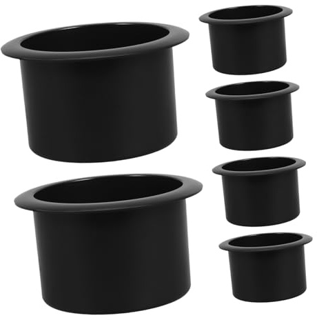 WHAMVOX 6 Piezas Portavasos para Sofá Plástico Resistente Organizador para Botellas y Latas Reemplazo para Sillones Reclinables Coche Barco y Autocaravana Fácil Limpieza y Diseño Compacto