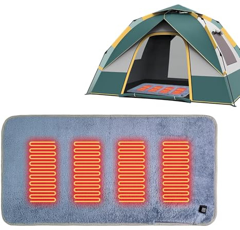 Cojín De Asiento Calefactado - Calentador Con 3 Niveles De Calor | Cojín De Estadio Con Calefacción Ajustable, Espalda Lumbar Exterior Oficina Camping Viaje Coche Sillas De Ruedas Reclinables