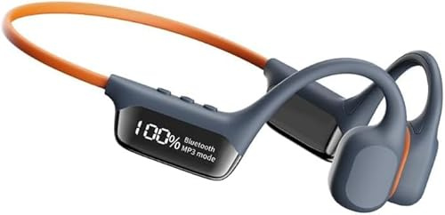 vexl Luvant Bone Conduction Headphones,IPX8 Professional Waterproofing (Blue)