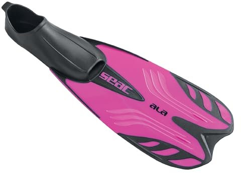 Seac Ala, Pinne da Snorkeling a Scarpetta Chiusa per Adulti e Bambini, dal 28 al 75, rosa, 28/30