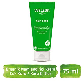 WELEDA Bio Skin Food Skin Cream, Rich Natural Cosmetics Body Cream for Care of Rough, Dry and Brittle Skin on Feet, Hands and Elbows (1 x 75 ml)