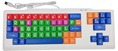 Nuova tastiera colorata per migliorare l'apprendimento dei bambini - Layout italiano - Educational Keyboard Kids