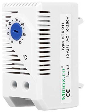 Fdit termostato Meccanico 0-60 ℃ Interruttore regolatore di Temperatura termostato Meccanico Elettrico Compatto Regolabile Regolabile Nuovo(KTS011)