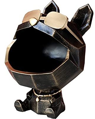 Vinbcorw Tischdekoration,Moderne Kreative Cartoon Tiere Hunde Statue Aus Kunstharz Lagerung,für Ornament Home Desk Dekoration Wohnzimmer Geschenk,A1