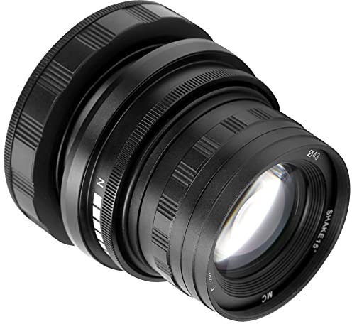 VBESTLIFE Lentille de Décalage D'inclinaison, 50mm F1.6 E Mount Tilt Manual Full Frame Lens pour A9 A7 Series Mirrorless Camera