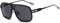 kimorn Sonnenbrille für Herren Retro Goggle Metallrahmen Classic Eyewear AE0336 (Schwarz/Grau, 62)