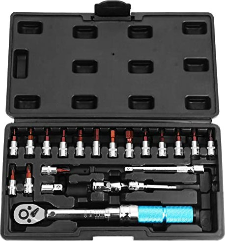 eROOSY Clé Dynamométrique 1/4 Set 2-20 Nm avec Précision ± 3%