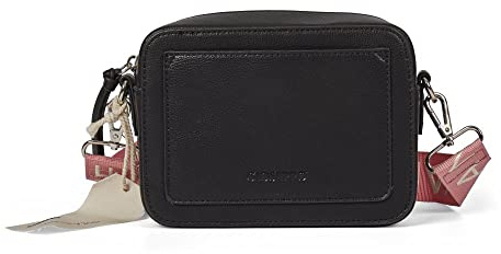 Bolso bandolera beig con accesorios para mujer parita