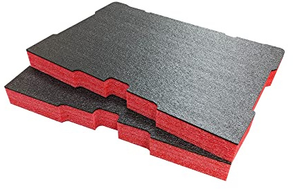 Shadow Foam Insertos de caja pequeña Packout – Se adapta a la caja pequeña Milwaukee – Espuma de corte y pela para sistema de embalaje Milwaukee | Almacenamiento de herramientas eléctricas y