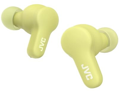 JVC, Cuffie Bluetooth True Wireless HA-Z77T, Bluetooth 5.3, Resistenti agli Schizzi, Design Ergonomico, Cuffie Wireless con Batteria Fino a 24 ore, Ricarica Rapida, 3 Sound Mode Disponibili, Green